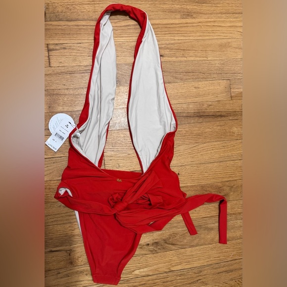 PQ Swim Alex One Piece in Red Coral - Picture 4 of 5